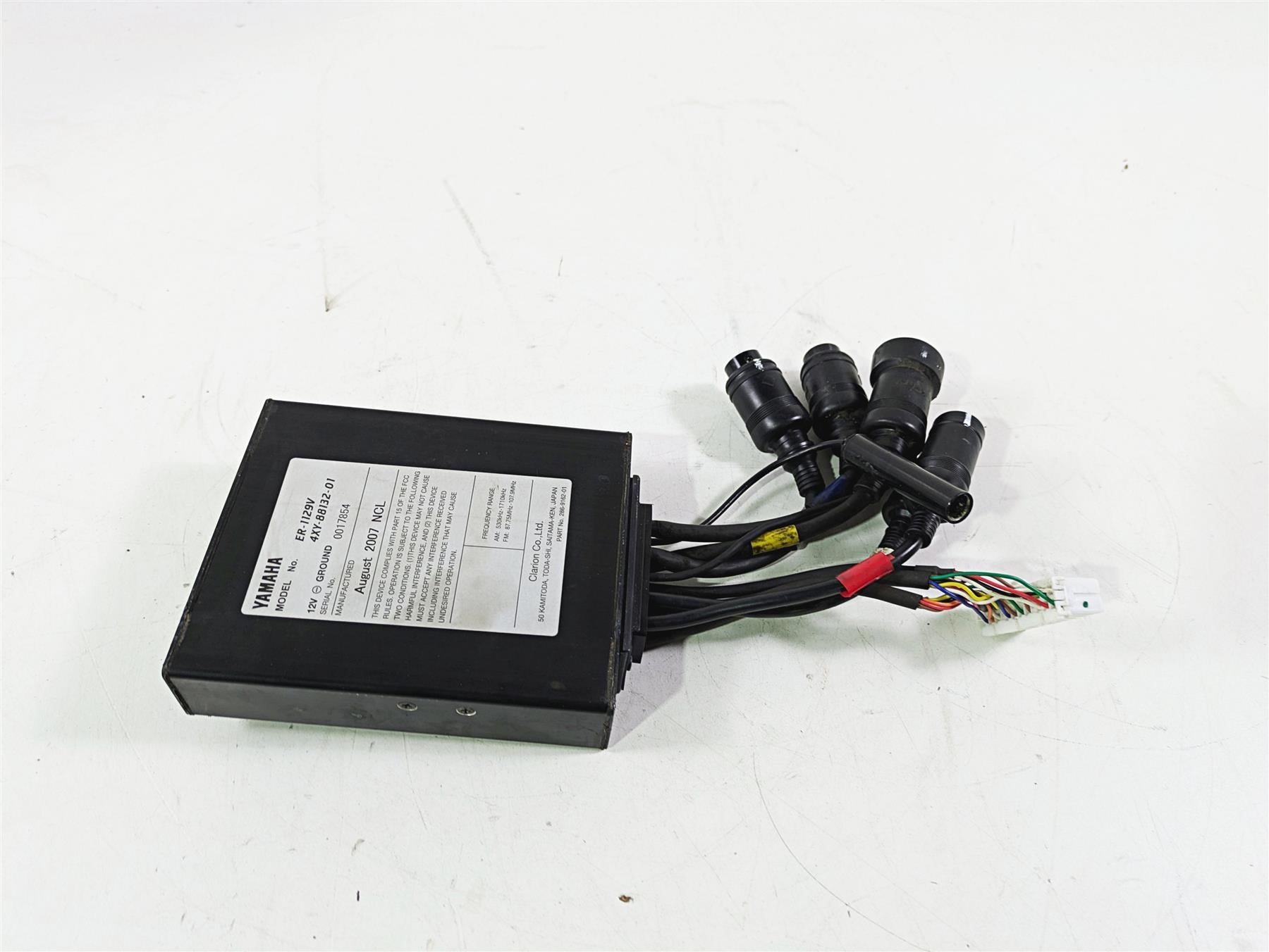 2008 Yamaha XVZ1300 Royal Star Amp Amplifier Module 4XY-88132-01 {{ shop.shopifyCountryName }} - Mototech271