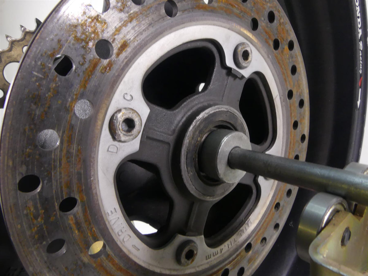 2004 Honda CBR1000RR SC57 Straight 17x6 Rear Wheel Rim 42650-MEL-D20ZC {{ shop.shopifyCountryName }} - Mototech271