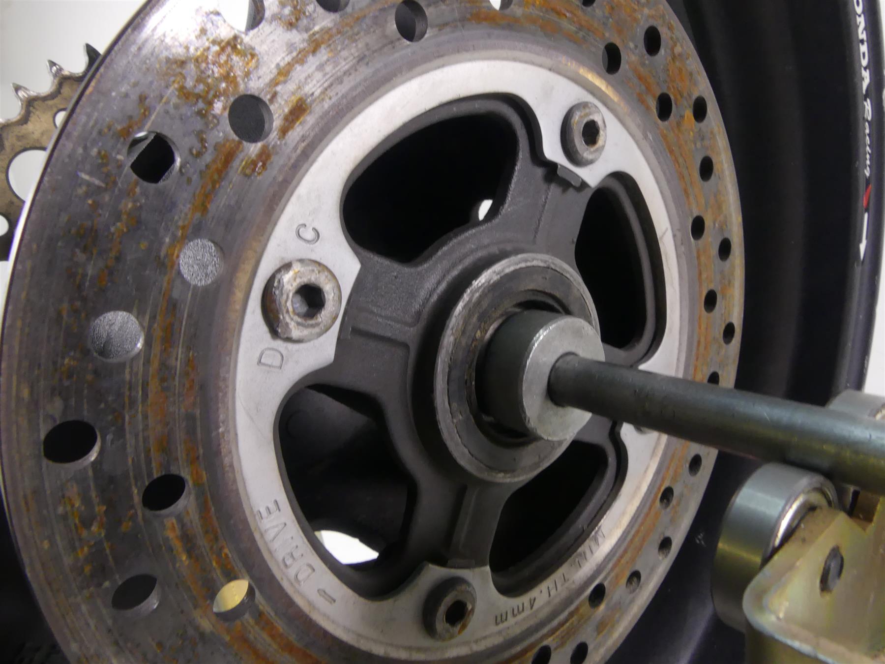 2004 Honda CBR1000RR SC57 Straight 17x6 Rear Wheel Rim 42650-MEL-D20ZC {{ shop.shopifyCountryName }} - Mototech271
