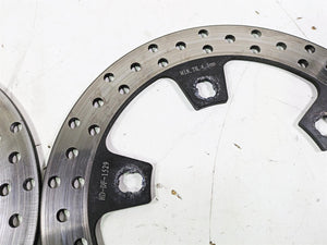 2016 Harley Touring FLTRX Road Glide Front Brake Rotor Set 41500017 | Mototech271