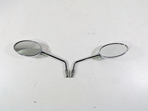 2012 BMW R1200R K27 Chrome Mirror Set & Mounts 71607699091 71609443674 | Mototech271