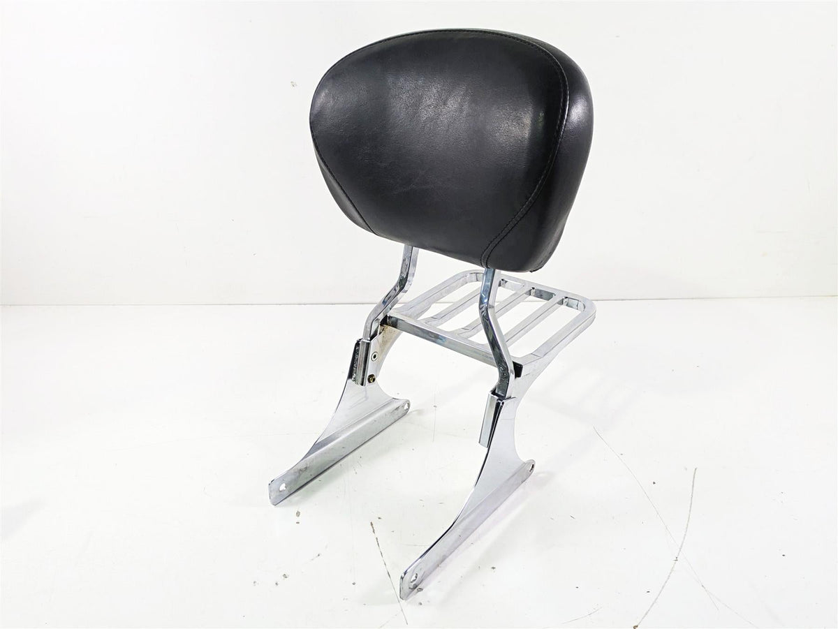 2004 Harley Softail FLSTF Fat Boy Passenger Sissybar Backrest 6 Pack Rack {{ shop.shopifyCountryName }} - Mototech271