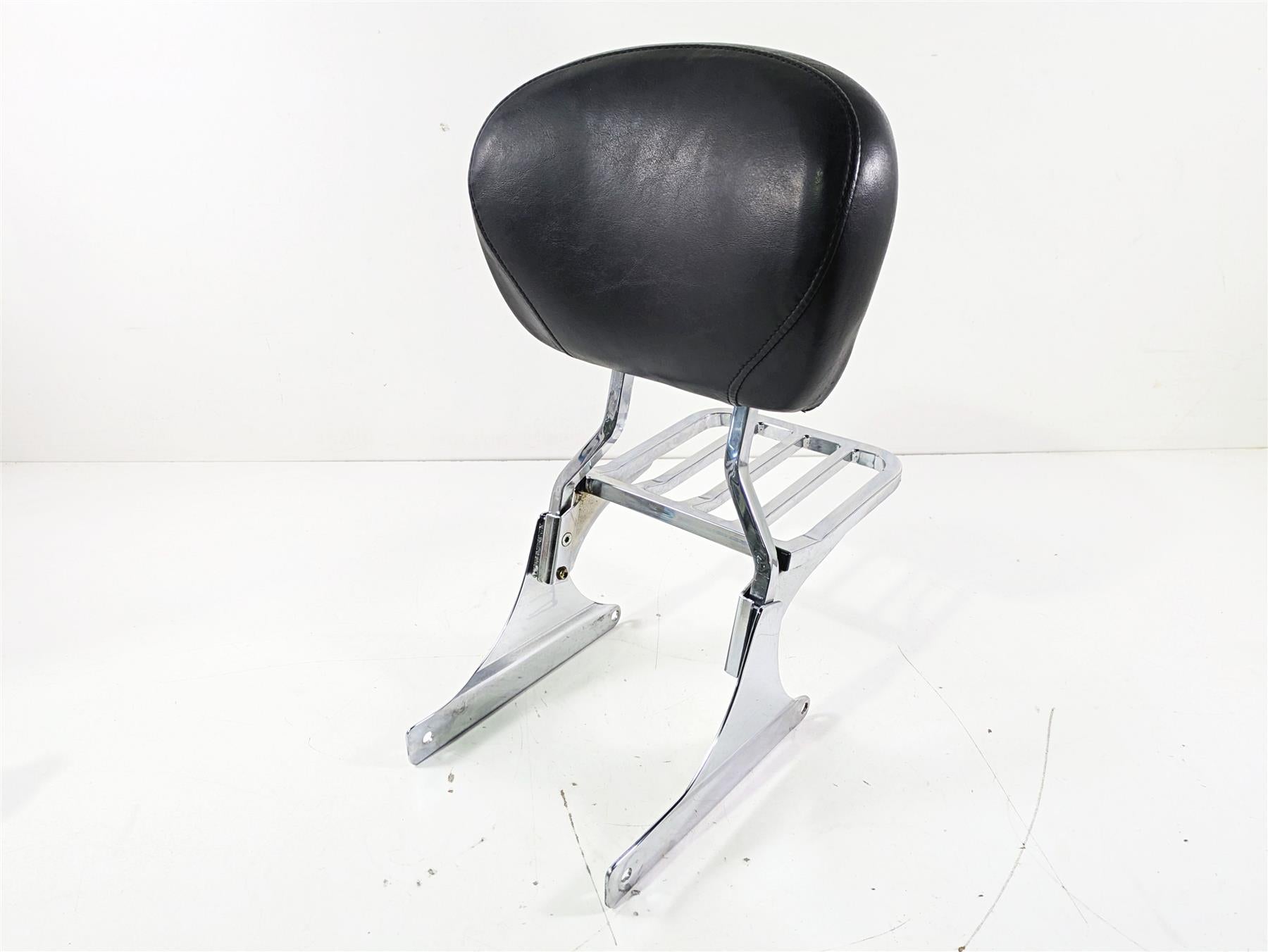 2004 Harley Softail FLSTF Fat Boy Passenger Sissybar Backrest 6 Pack Rack {{ shop.shopifyCountryName }} - Mototech271