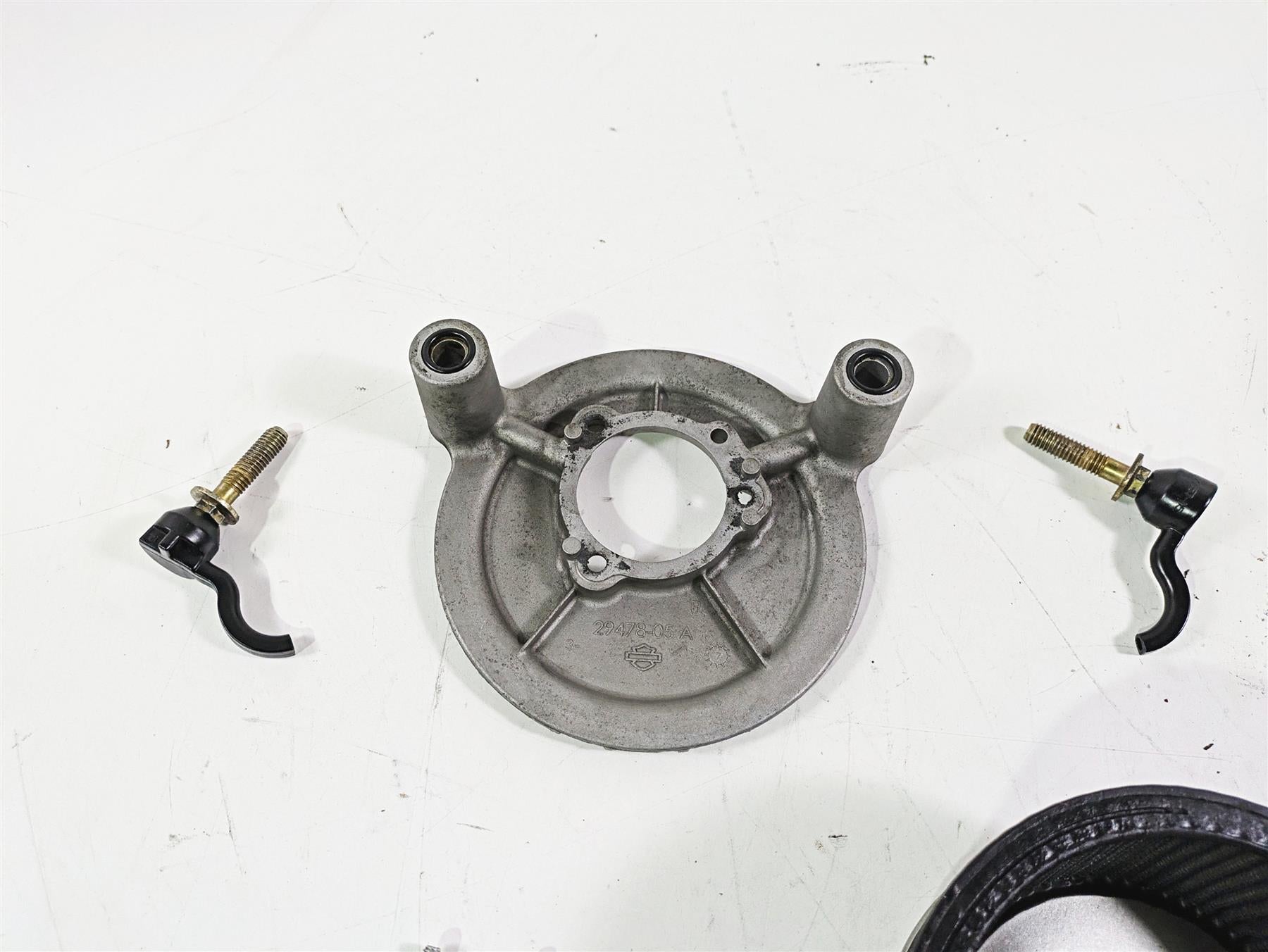 2008 Harley FLSTSB Cross Bones Air Cleaner Breather Filter Mount 29478-05A {{ shop.shopifyCountryName }} - Mototech271