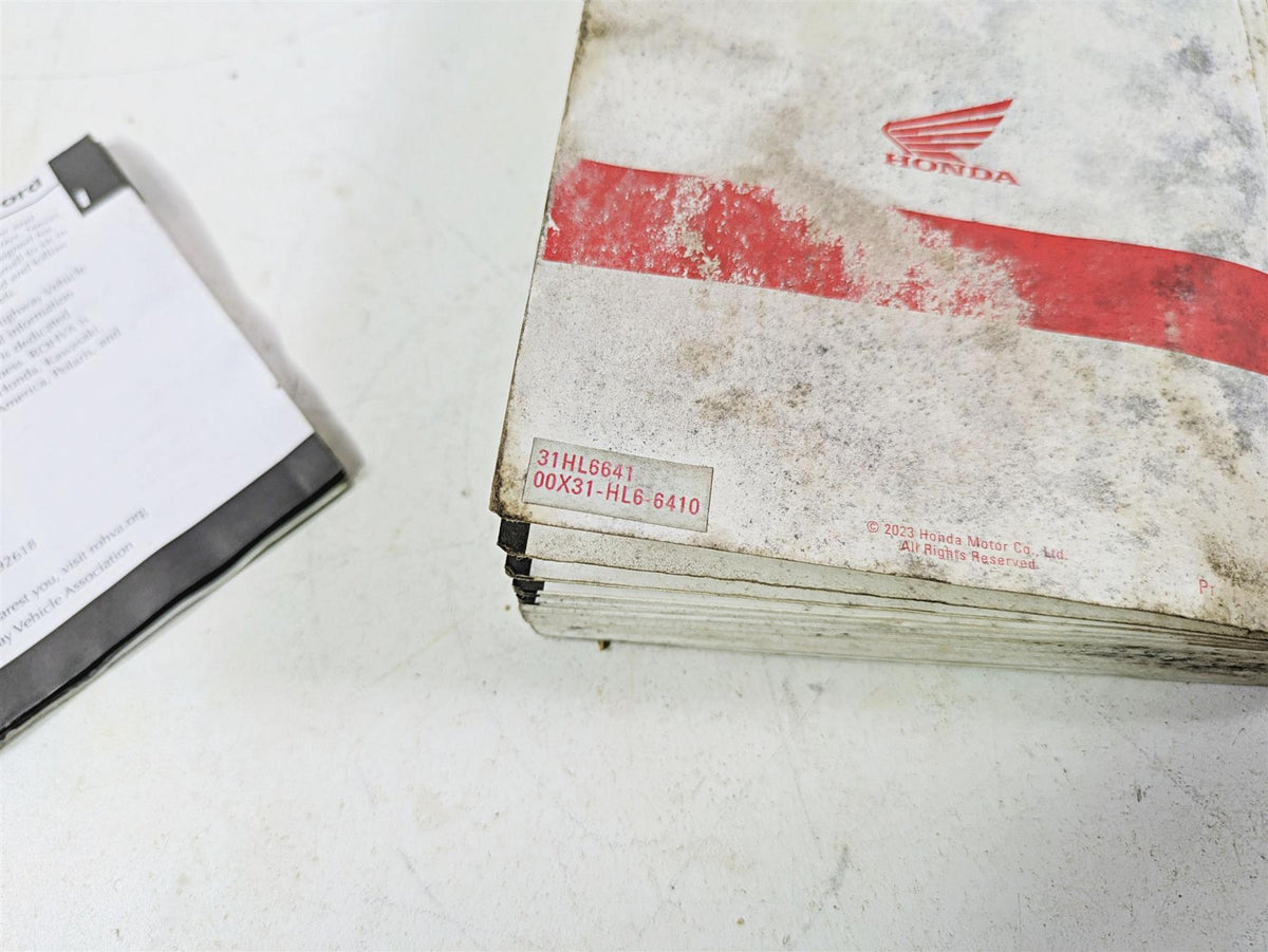 2023 Honda Talon SXS1000 S2R Owners Manual Booklet & Tips Guide 00X31-HL6-6410 {{ shop.shopifyCountryName }} - Mototech271