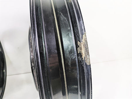 02-07 Harley Touring Custom Black Wheel Rim Set 18x5.5 21x3.5 {{ shop.shopifyCountryName }} - Mototech271