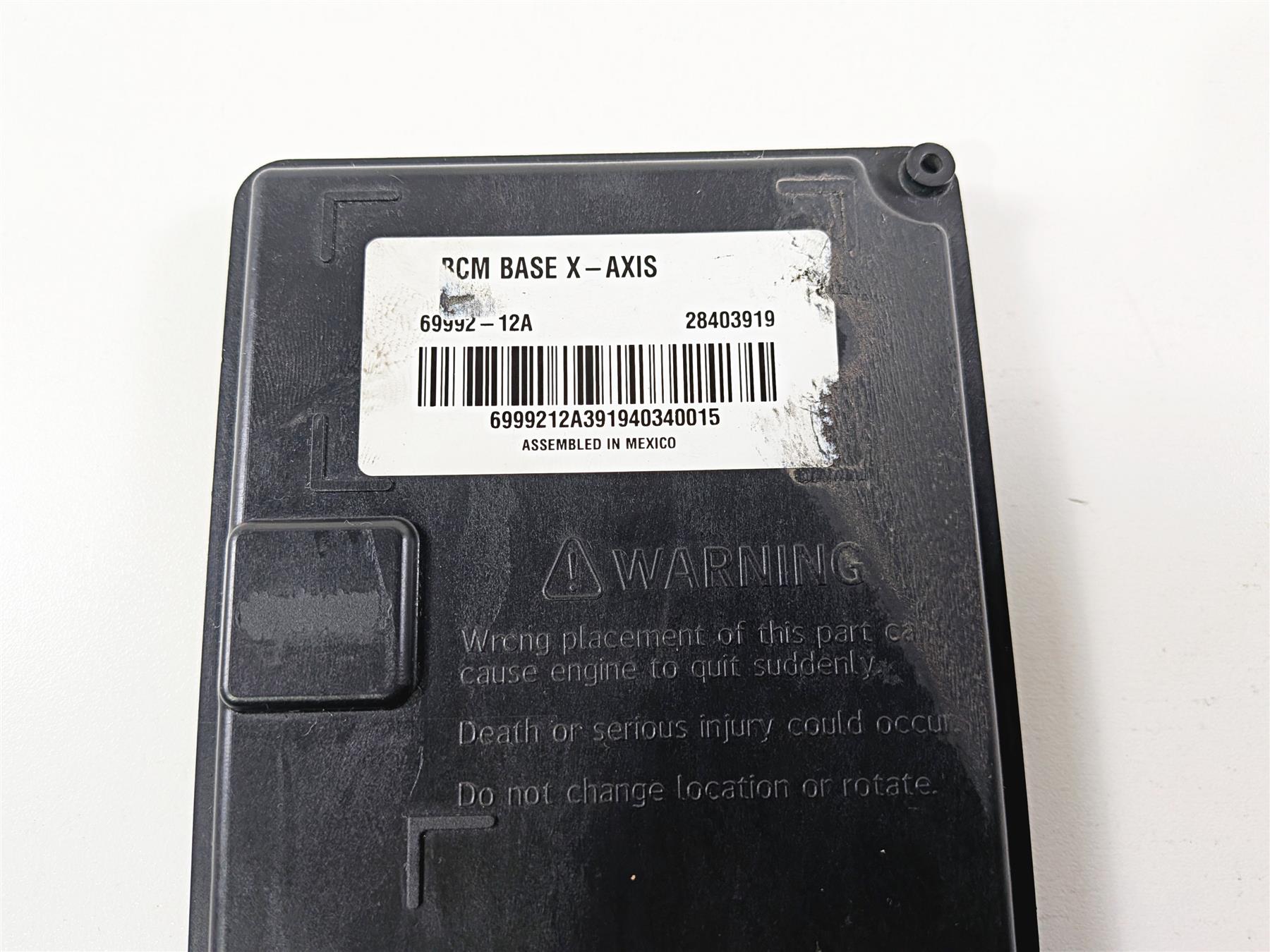 2014 Harley FXDL Dyna Low Rider Bcm X-Axis Module 69992-12A {{ shop.shopifyCountryName }} - Mototech271