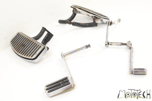 1991 Harley Touring FLHTC Electra Glide FR CHROME Floorboards Shift & Brake Ped | Mototech271