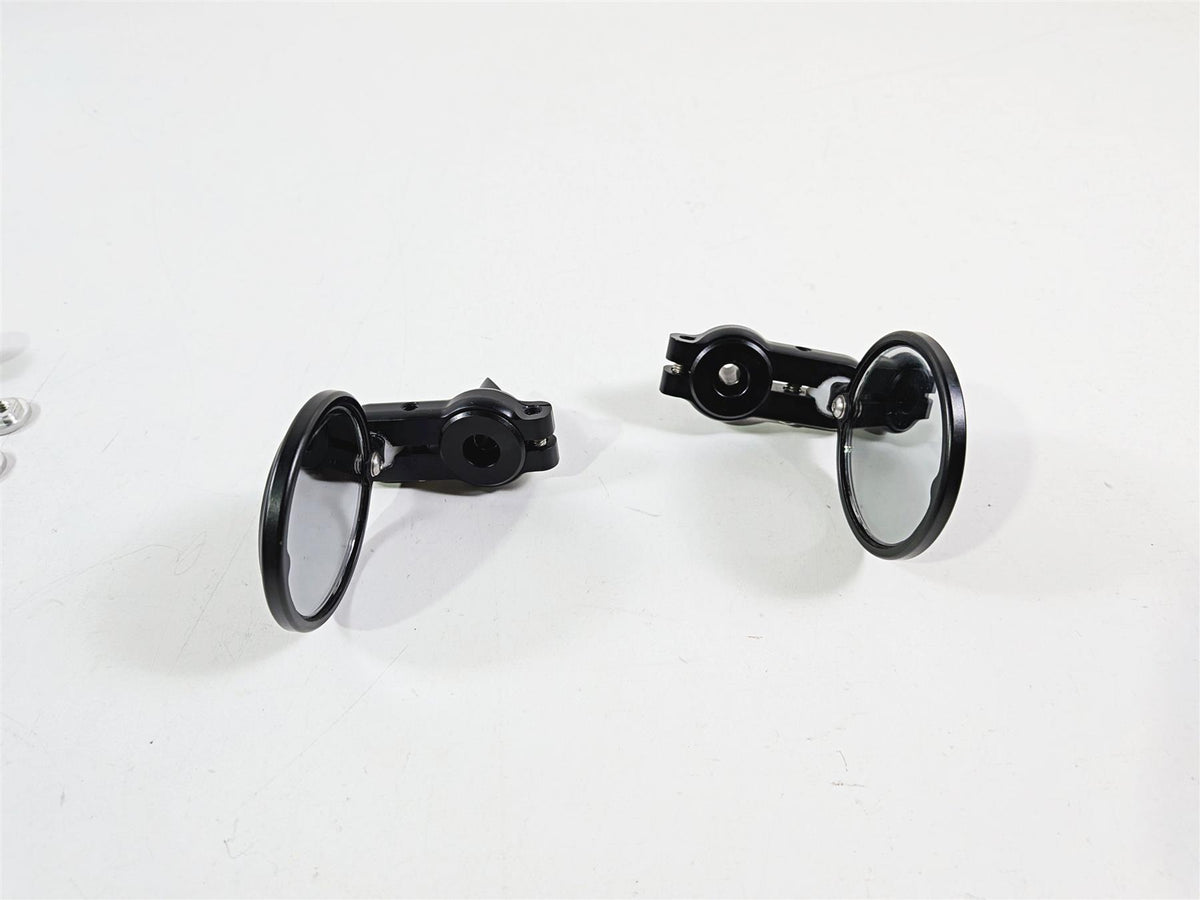 2016 Mv Agusta F3 800 RR Black CRG Bar End Round Rear View Mirror Set-Mototech271