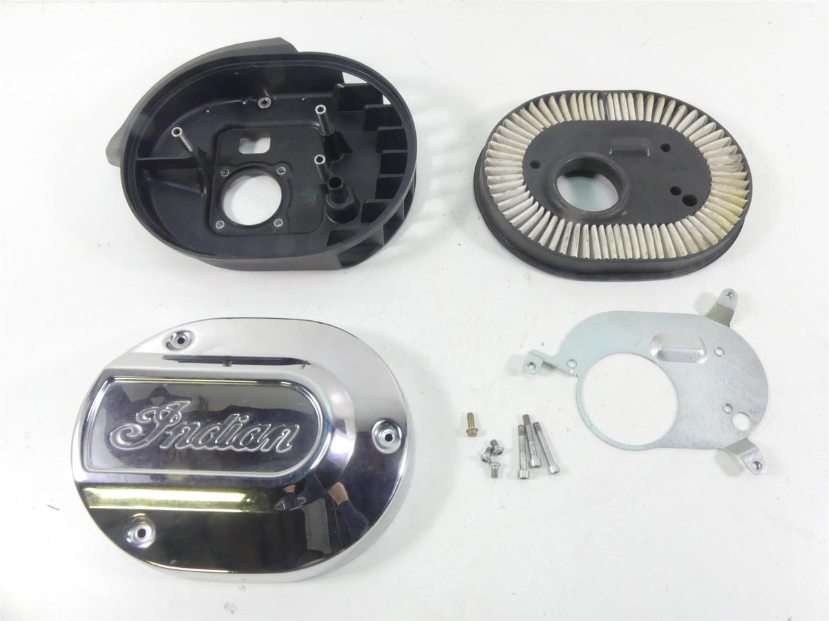 2020 Indian Roadmaster Air Box Cleaner Breather Filter Chrome Cover 5257830 {{ shop.shopifyCountryName }} - Mototech271