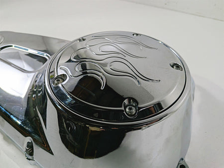 2009 Harley FXCWC Softail Rocker Outer Primary Drive Clutch Cover 60784-06 {{ shop.shopifyCountryName }} - Mototech271
