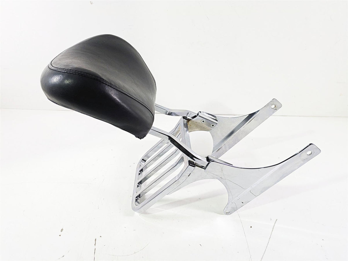 2004 Harley Softail FLSTF Fat Boy Passenger Sissybar Backrest 6 Pack Rack {{ shop.shopifyCountryName }} - Mototech271