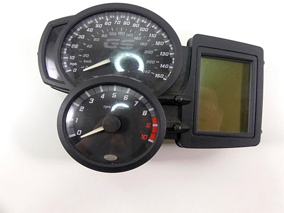 2013 BMW F800GS STD K72 Speedometer Gauge Instrument 24K 62118535811 62118534794 {{ shop.shopifyCountryName }} - Mototech271