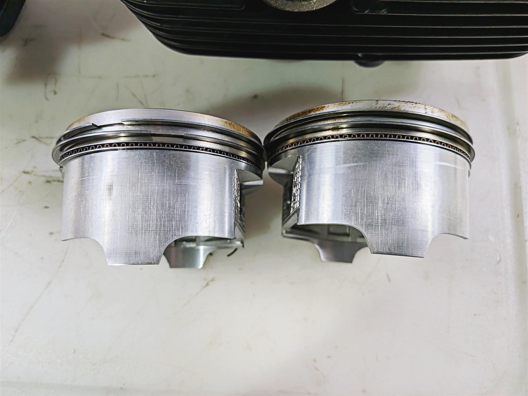 2010 Honda VT1300 CR Stateline Front Rear Cylinder Jug Piston Set 12110-MFY-A00 {{ shop.shopifyCountryName }} - Mototech271