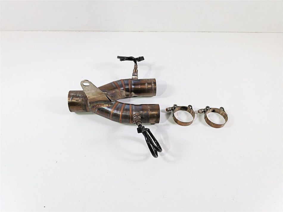 2024 Yamaha YZF R1 RN65 Aftermarket 2-1 Exhaust Header Mid Pipe + O2 Sensors {{ shop.shopifyCountryName }} - Mototech271