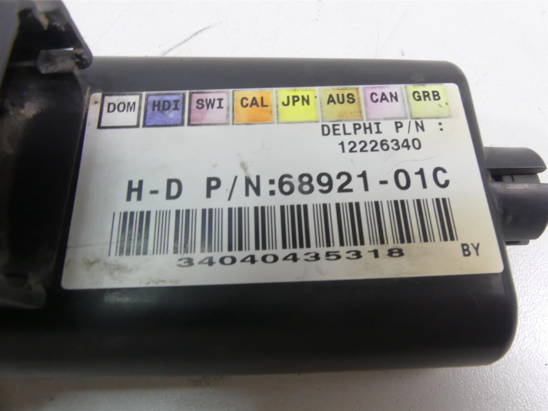 2004 Harley Softail FLSTFI Fat Boy Tsm Turn Signal Module Delphi 68921-01C {{ shop.shopifyCountryName }} - Mototech271