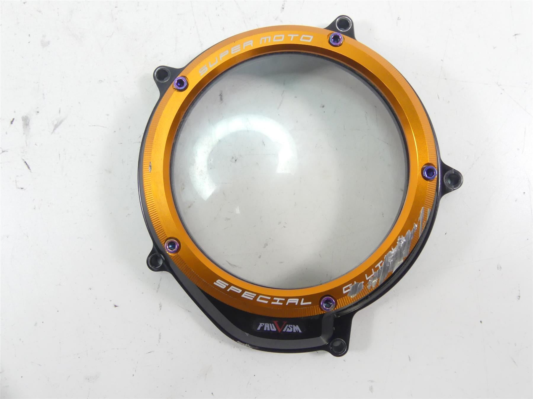 2015 KTM 1290R Super Duke NiceCnc Nero Fauvism Transparent Clear Clutch Cover {{ shop.shopifyCountryName }} - Mototech271