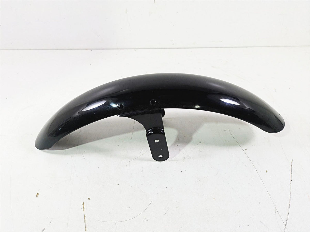 2009 Harley FXCWC Softail Rocker Straight Front Fender Vivid Black 60158-08 {{ shop.shopifyCountryName }} - Mototech271