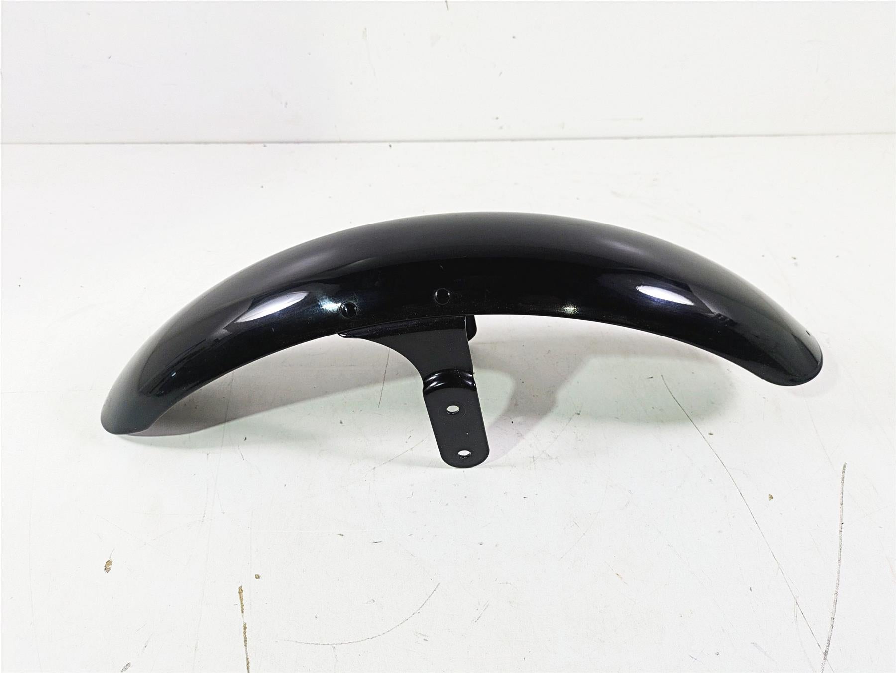 2009 Harley FXCWC Softail Rocker Straight Front Fender Vivid Black 60158-08 {{ shop.shopifyCountryName }} - Mototech271
