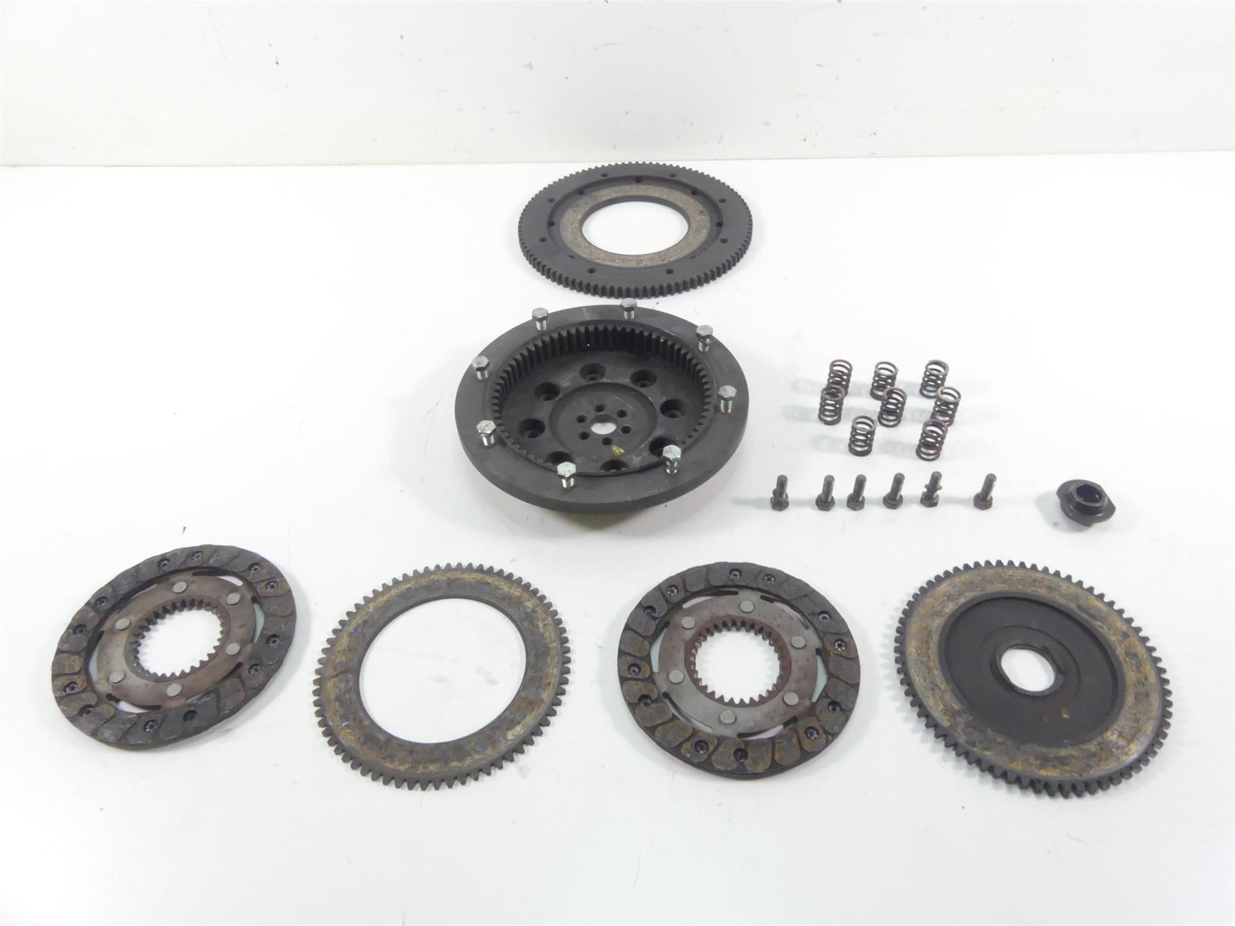 2001 Moto Guzzi California Sp 1100 Clutch Pressure Plates + Flywheel GU29084450 {{ shop.shopifyCountryName }} - Mototech271