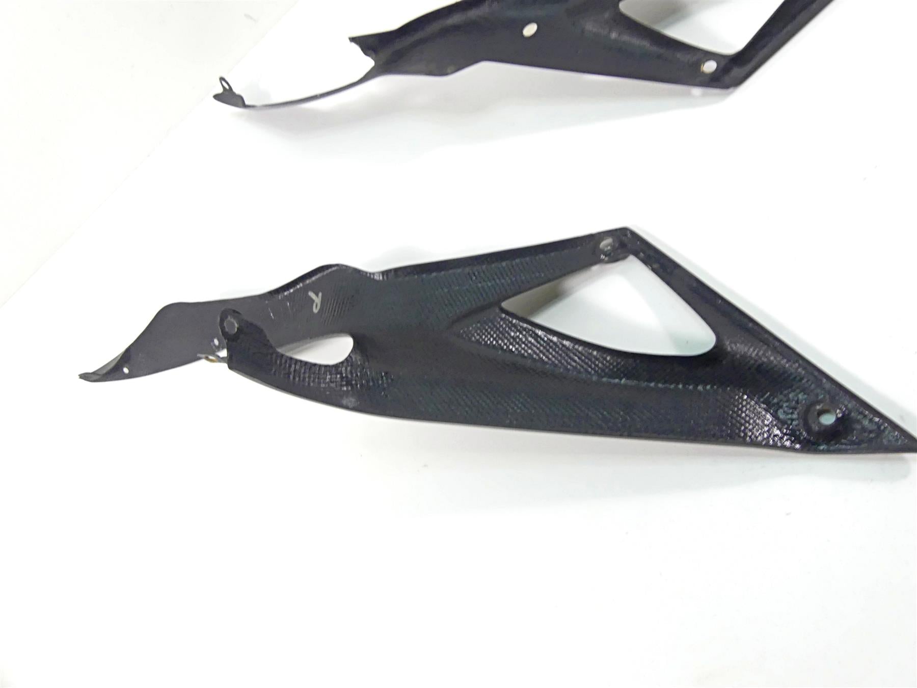 2008 Ducati 848 SBK Upper Side Carbon Cover Fairing Set 48211391A 48211401A {{ shop.shopifyCountryName }} - Mototech271