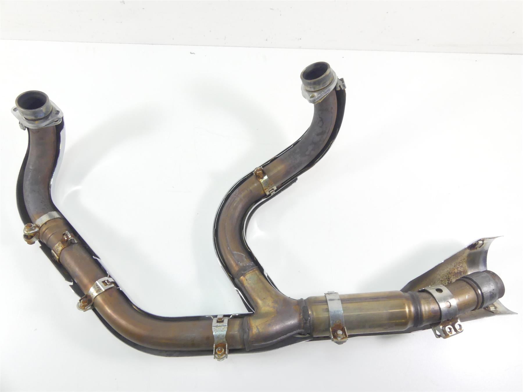 2006 Honda VTX1800 C2 Oem Exhaust Header Manifold Pipe Set 18420-MCH-C10 {{ shop.shopifyCountryName }} - Mototech271