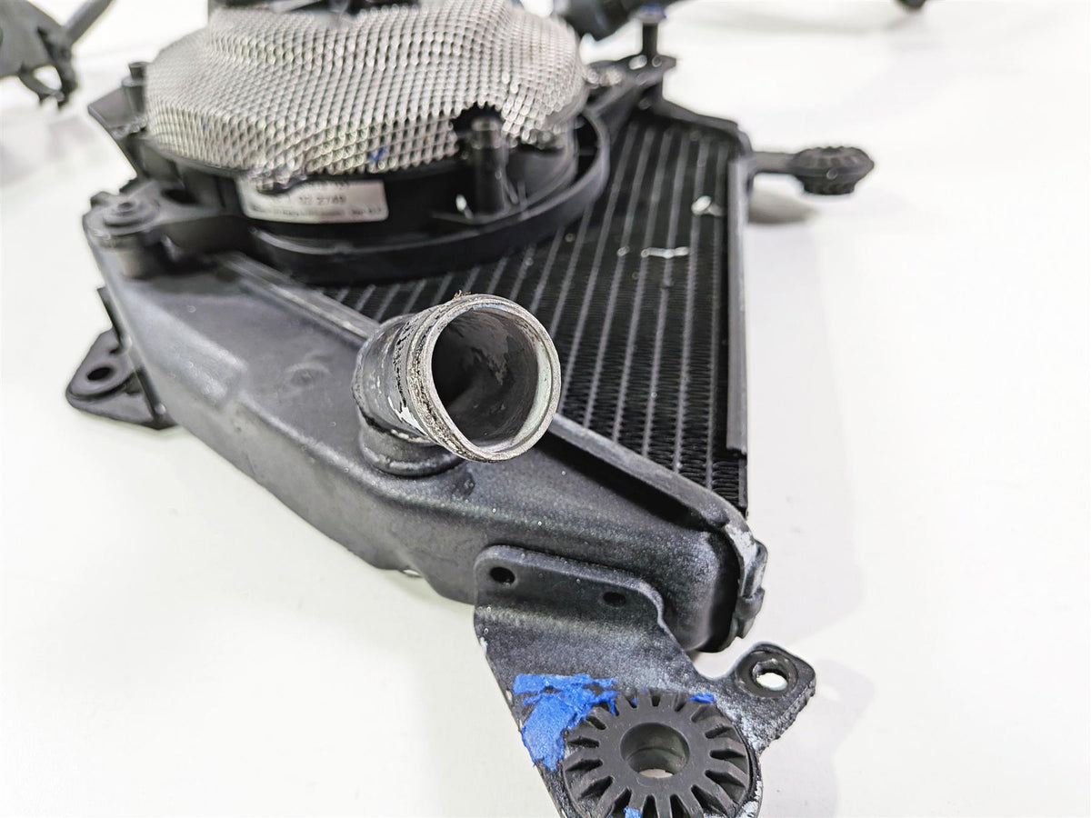 2015 Ducati Diavel Dark Right Coolant Radiator Fan Set 54840881B-Mototech271