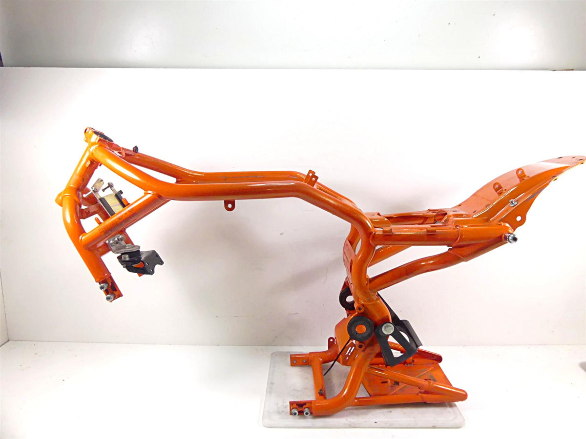 2005 Harley VRSCSE CVO V-Rod Straight Frame Chassis Electric Orange With Missouri Clean Title - 48193-08 {{ shop.shopifyCountryName }} - Mototech271