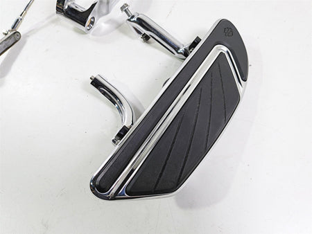 2015 Harley Touring FLTRUSE CVO Road Glide Airflow Chrome Floor Boards 50500436-Mototech271