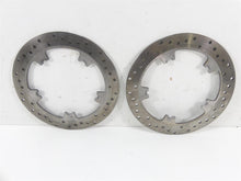 Load image into Gallery viewer, 2012 Harley VRSCF Muscle Rod Front Brake Rotor Disc Set 44553-06A | Mototech271
