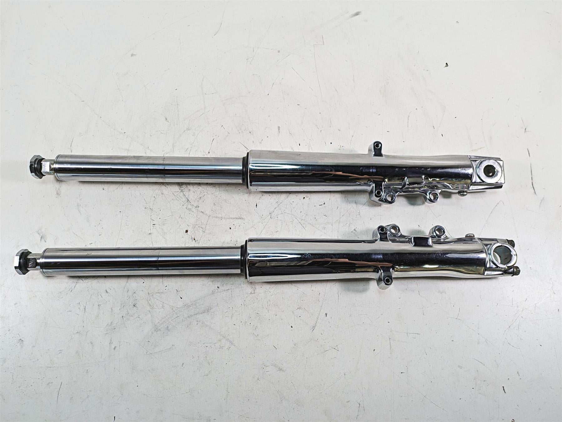 2010 Harley Touring FLHTCU Electra Glide Chrome Front Forks 41mm -Read 46495-09 {{ shop.shopifyCountryName }} - Mototech271