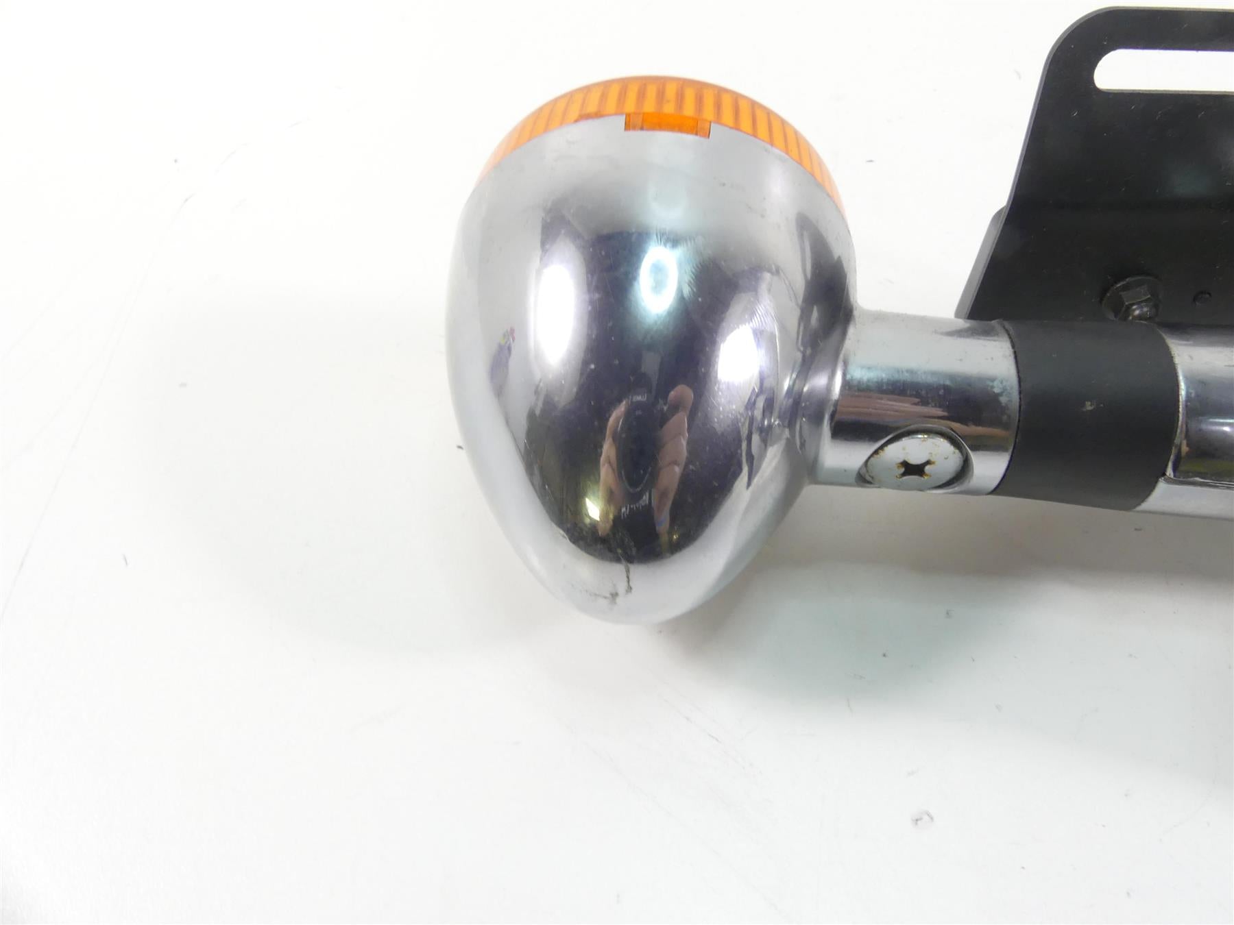 1998 Honda Shadow VT1100T Rear Blinker Turn Signal + Plate Holder 80121-MZ0-700 {{ shop.shopifyCountryName }} - Mototech271