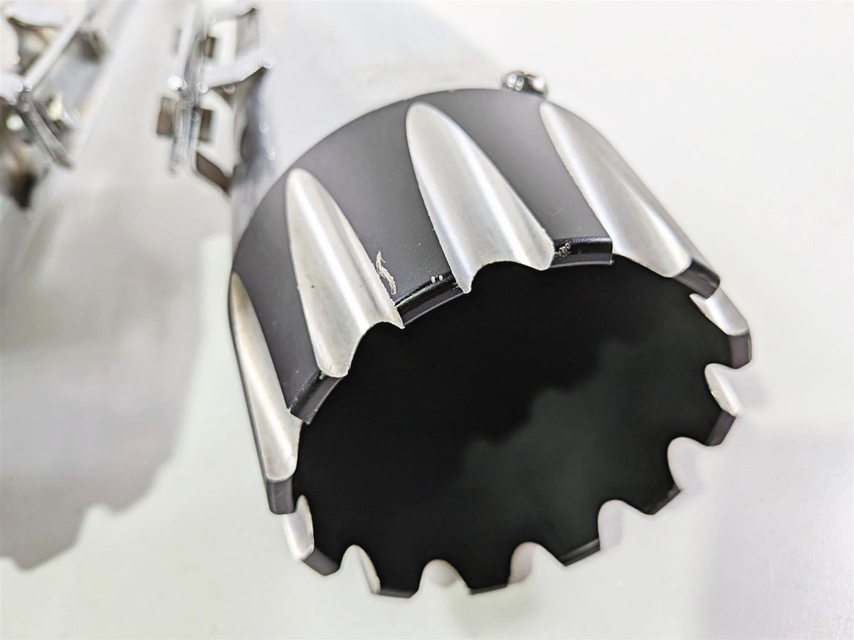 2018 Harley FLHTCU Touring Electra Glide Aftermarket Megaphone Slip On Mufflers-Mototech271