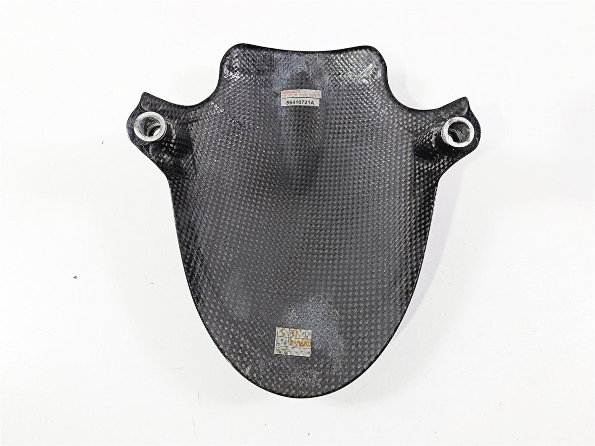 2009 Ducati Hypermotard 1100 S Front Lower Carbon Fiber Fender 56410721A-Mototech271