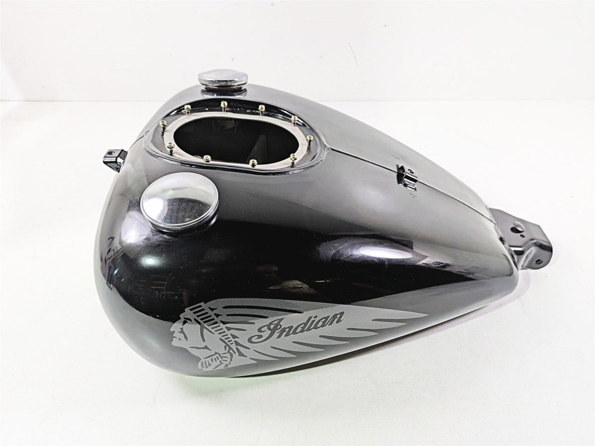 2017 Indian Chieftain Limited Gloss Black Gas Fuel Petrol Tank - No Dent 1021997 {{ shop.shopifyCountryName }} - Mototech271