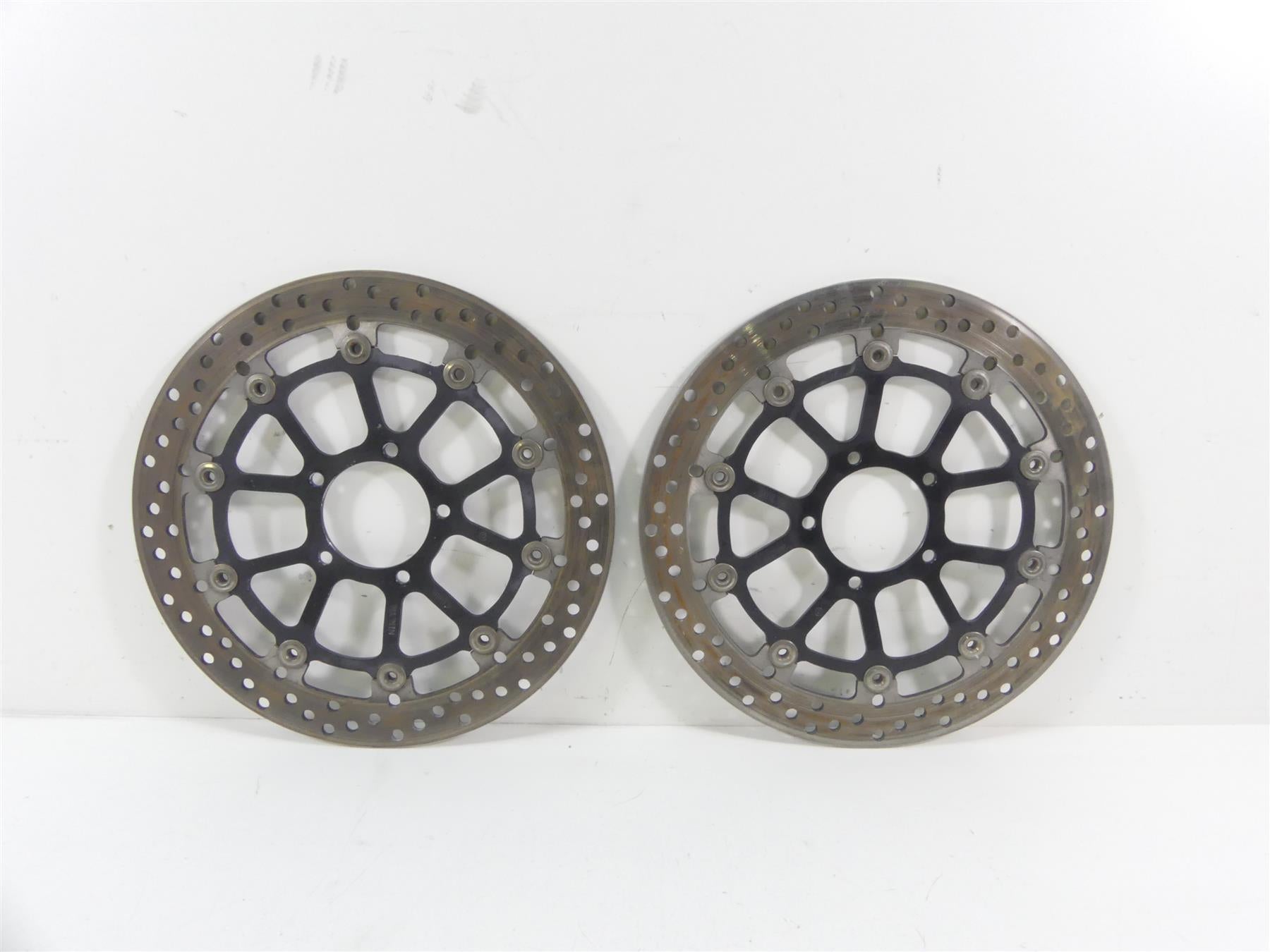 2015 Ducati Monster 1200 S Front Brake Rotor Disc Set 49241351A 49241341A