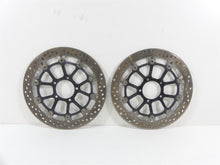 Load image into Gallery viewer, 2015 Ducati Monster 1200 S Front Brake Rotor Disc Set 49241351A 49241341A
