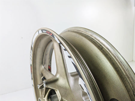 2014 Yamaha YZFR1 R1 RN22 Front Wheel Rim 17x3.5 .44mm Runout 1KB-25168-00- {{ shop.shopifyCountryName }} - Mototech271