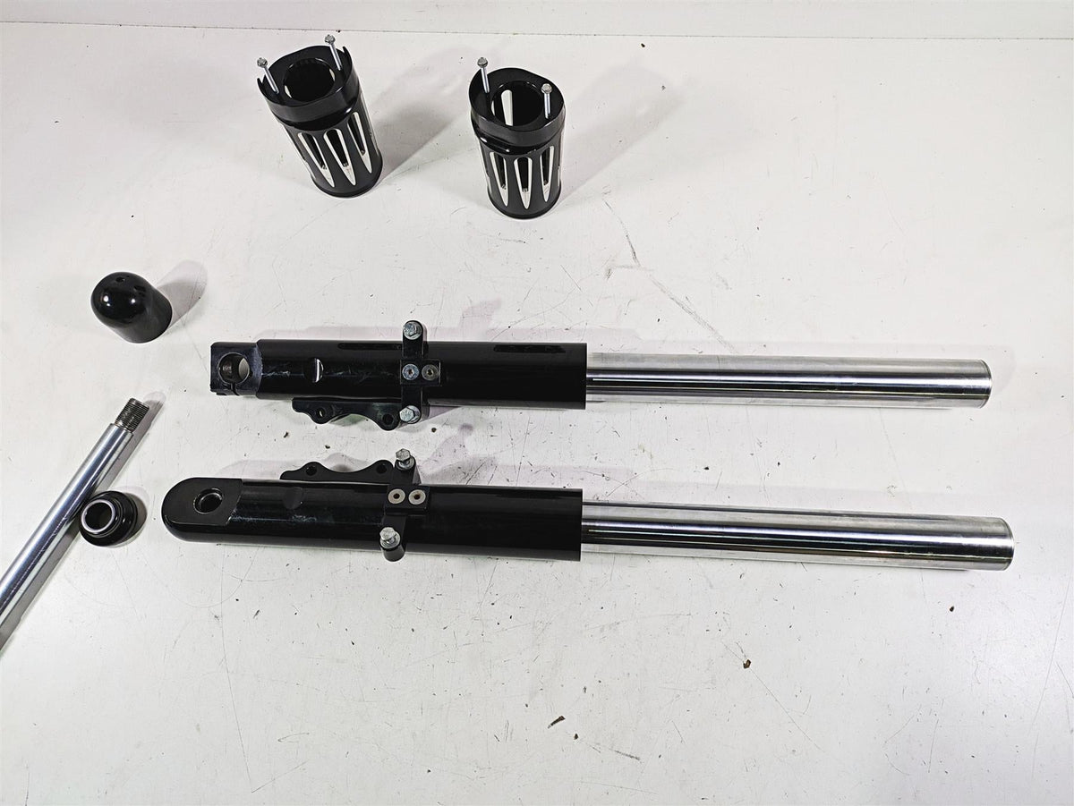 2015 Harley Touring FLHXS Street Glide Arlen Ness Front Fork Leg Set 49mm 40-512 {{ shop.shopifyCountryName }} - Mototech271