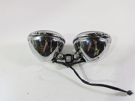 2006 Triumph Rocket 3 Headlight Head Light Lamp & Mounts T2700634 T2701000 {{ shop.shopifyCountryName }} - Mototech271