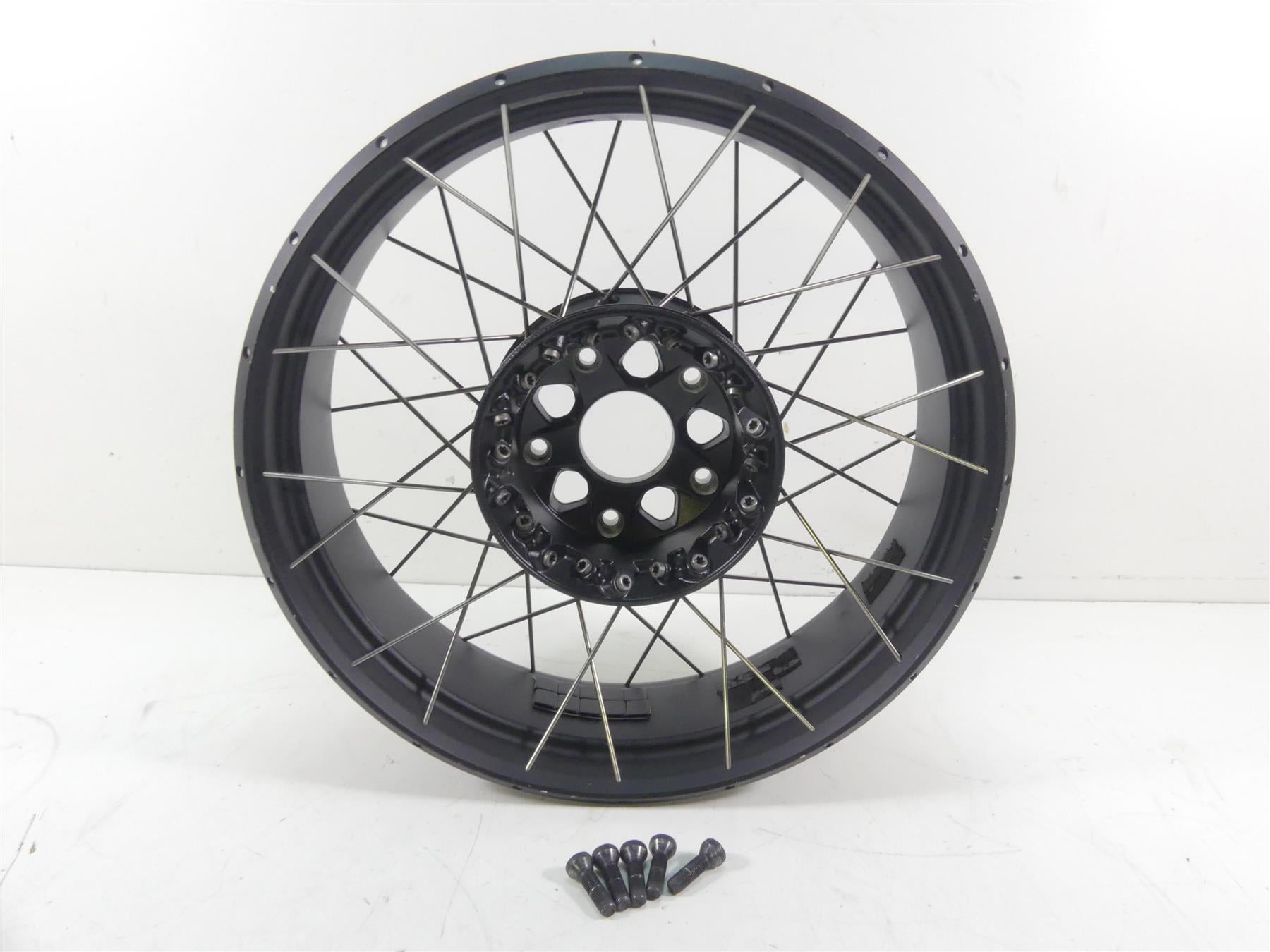 2017 BMW R1200GS GSW K50 Straight Rear 17x4.5 Spoke Wheel Rim 36318526651 | Mototech271