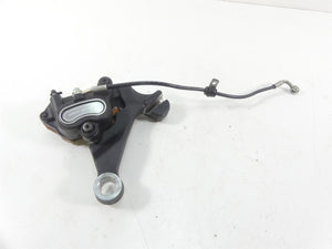 2009 Harley FXDF Dyna Fat Bob Rear Brake Caliper + Mount & Line 40908-08