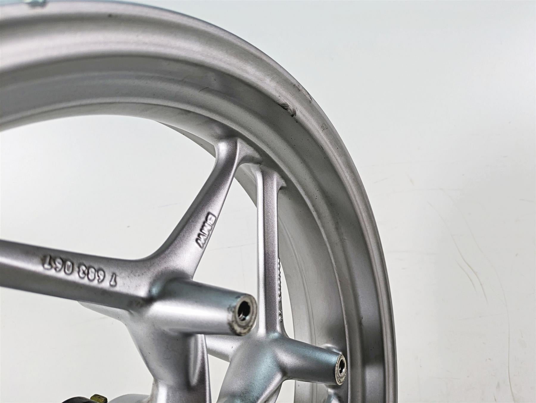 2007 BMW R1200RT K26 Straight 17x3.5 Front Wheel Rim 36317696159 {{ shop.shopifyCountryName }} - Mototech271
