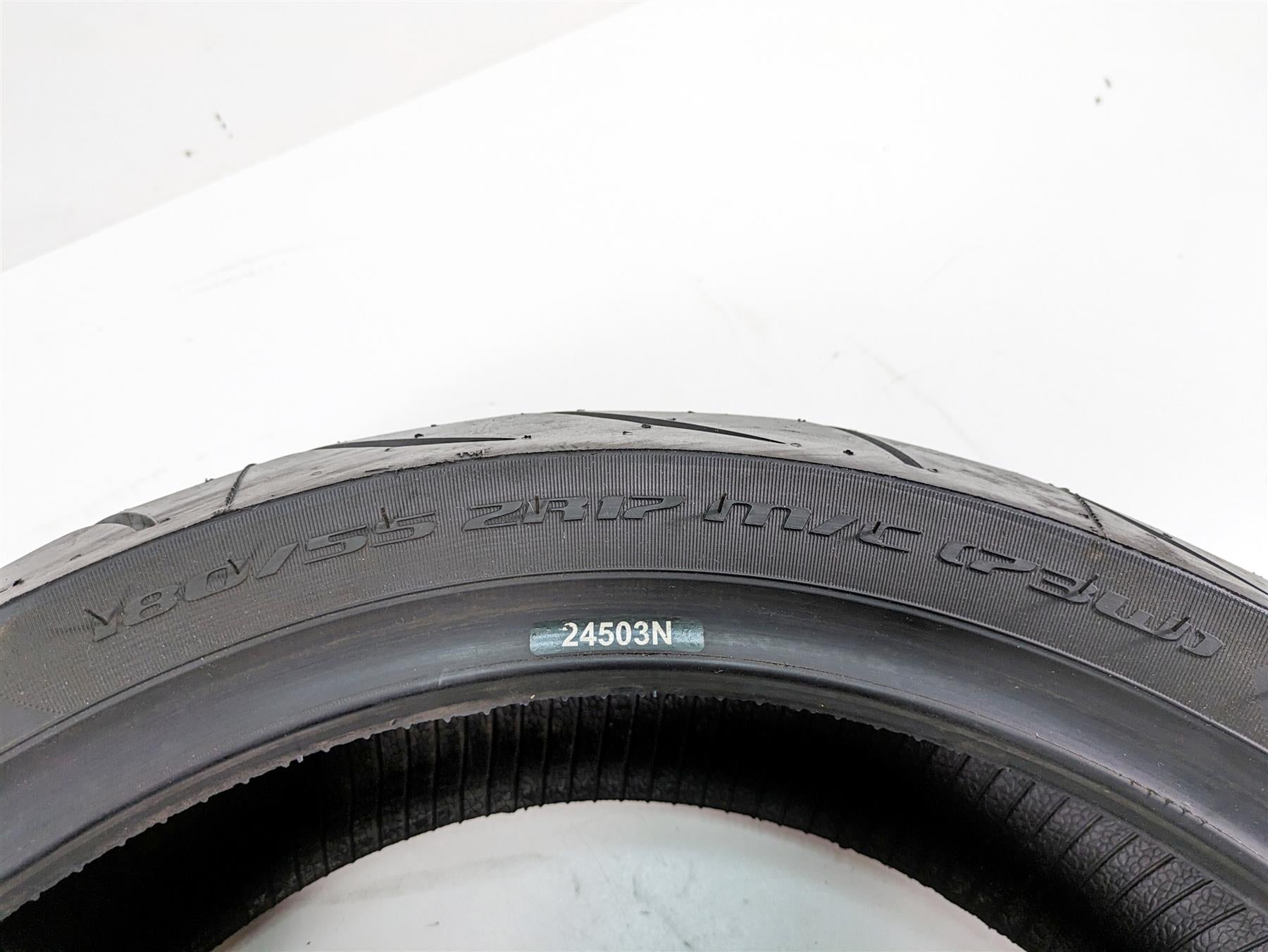 Used Rear Motorcycle Tire Metzeler Sportec M7 RR 180/55R17 2450300 {{ shop.shopifyCountryName }} - Mototech271