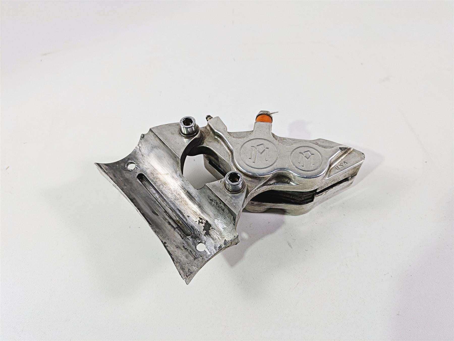 2004 Big Dog Chopper Performance Machine Polished Front Brake Caliper 0053-2919 {{ shop.shopifyCountryName }} - Mototech271