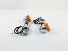 Load image into Gallery viewer, 2003 Honda V-Twin VTX1800 C Left Right Front Blinker Clamp Set 33400-MBH-672
