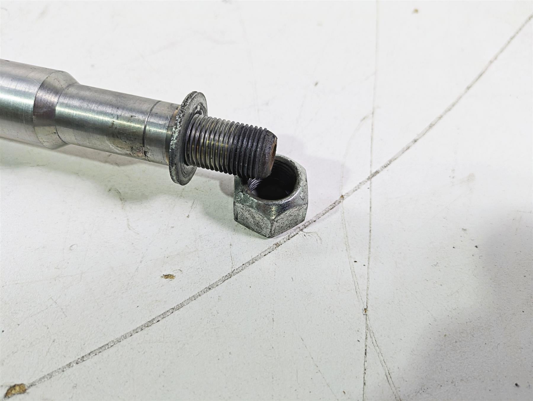 2008 Harley FLSTC 105TH Softail Heritage Front Axle Wheel Spindle 41545-07A {{ shop.shopifyCountryName }} - Mototech271