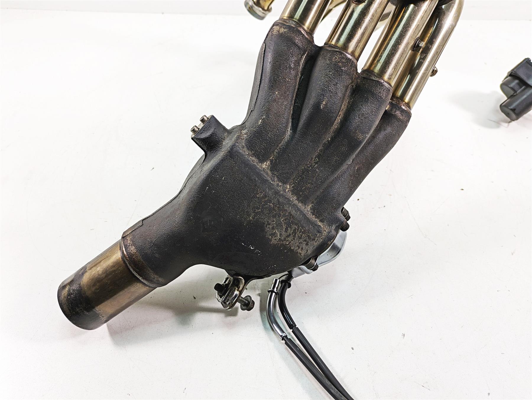 2002 Yamaha FZ1 FZS1000 Fazer Exhaust Header Manifold & Servo 5LV-14610-00-00 {{ shop.shopifyCountryName }} - Mototech271