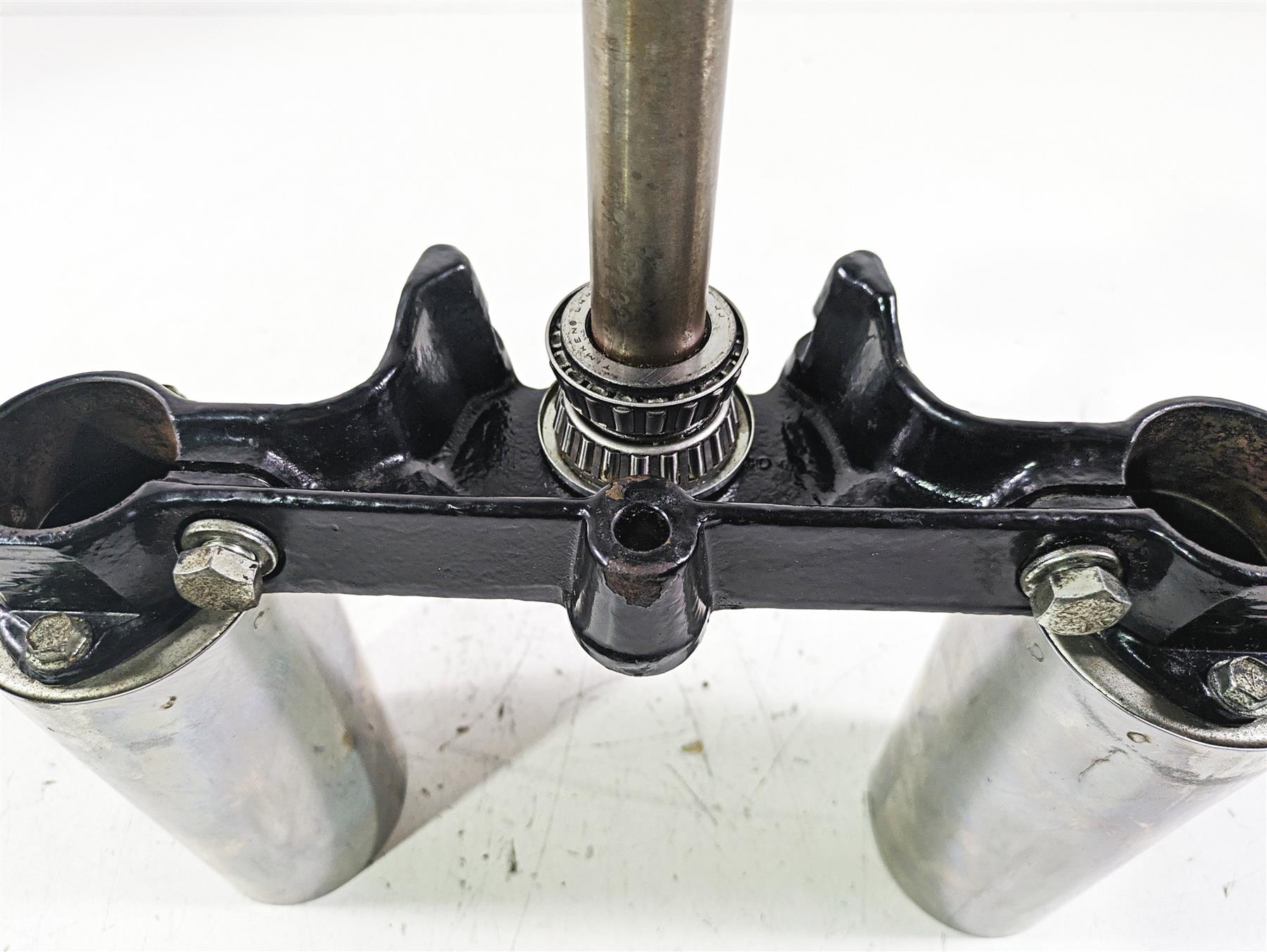 2002 Harley FLSTC Softail Heritage Upper Lower Triple Tree Set 45605-00A {{ shop.shopifyCountryName }} - Mototech271