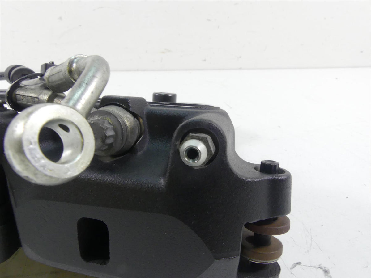 2015 Harley FXDF Dyna Fat Bob Rear Brake Caliper + Line For 25mm Axle 40908-08 {{ shop.shopifyCountryName }} - Mototech271